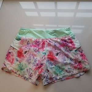 Athleta girls running shorts